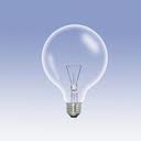 Lampadina GLOBO chiara/trasparente E27 D126 40w, 60w, 100w